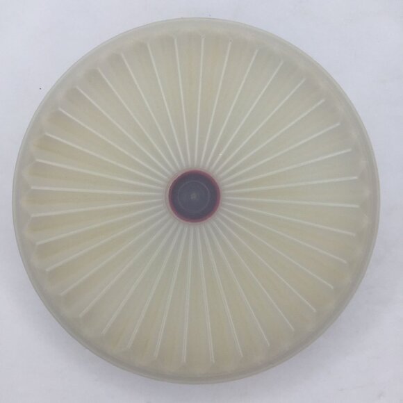 Vintage Tupperware 1.5 Quart Red Pitcher 1676-1 Push Button Seal Lid - Picture 6 of 16